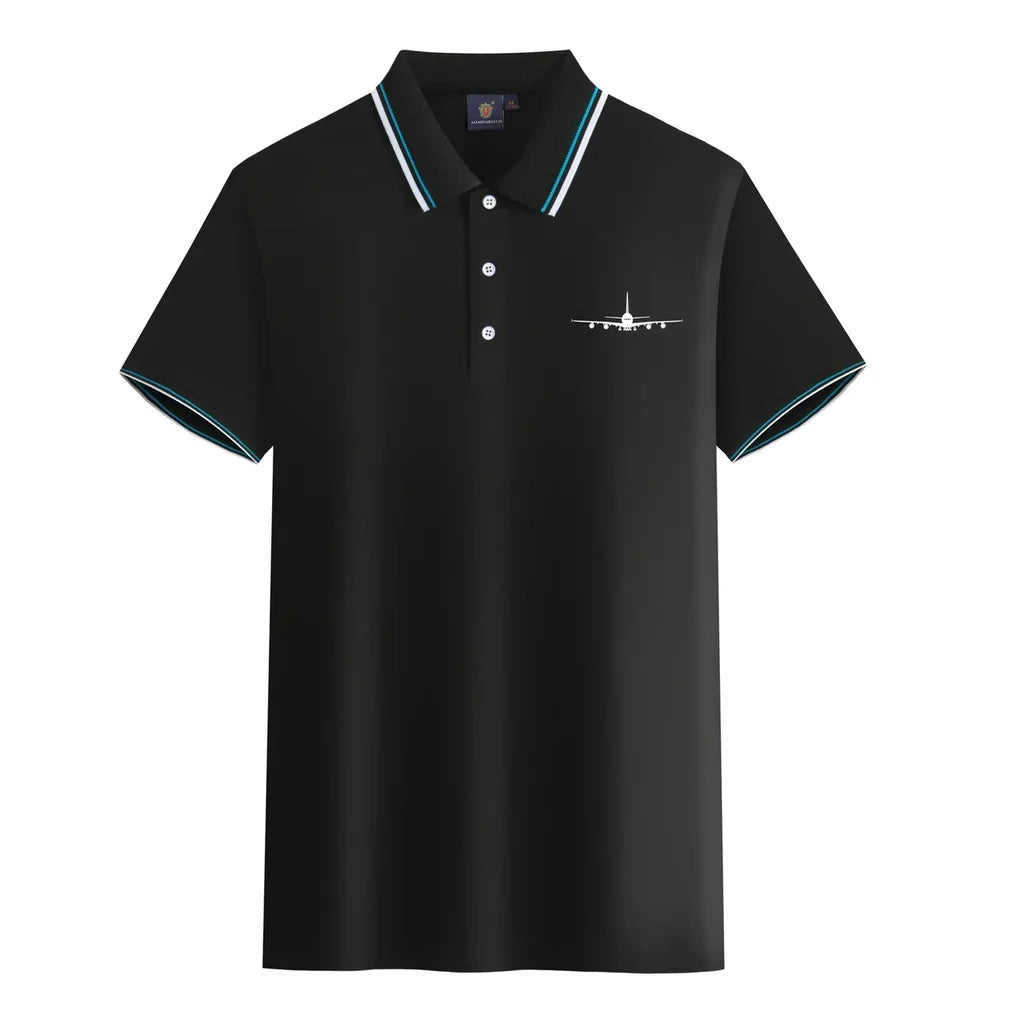 Customisable Airbus A380 Polo Shirt - view 4