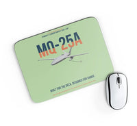 Thumbnail for MQ-25A STINGRAY design on light green rectangle mouse pad