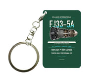 Thumbnail for FJ33-5A Key Chain design on dark green key chain