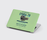 Thumbnail for CFM56-7B design on light green MacBook case