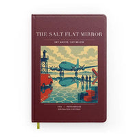 Thumbnail for VINTAGE G4333 - The Salt Flat Mirror - Designed Notebooks design on darkred