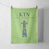 Thumbnail for Ketchikan International Airport (KTN) design on light green towel