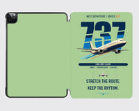 Thumbnail for Boeing 737-400 Classic design on light green ipad tablet case