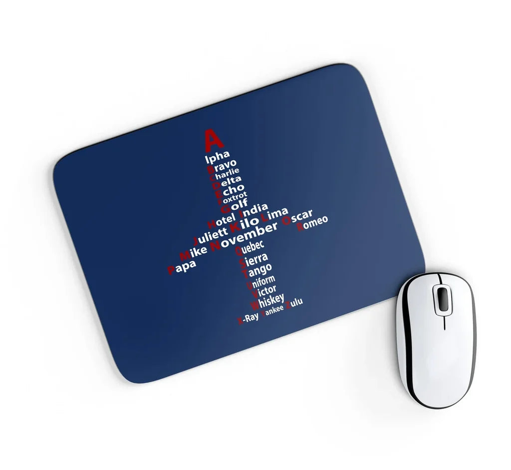 Aviation Alphabet Mouse Pad - view 4