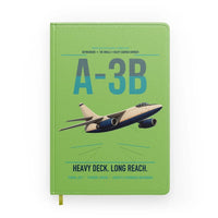 Thumbnail for A-3B Skywarrior design on light green notebook