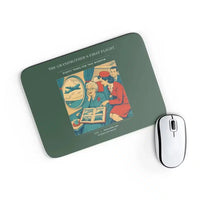 Thumbnail for VINTAGE G4423 - The Grandmother's First Flight - Designed Mouse Pads design on darkgreen rectangle