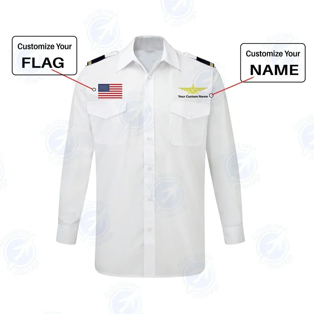 Customisable Pilot Epaulettes Shirt - view 4