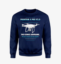 Thumbnail for DJI Phantom 4 Pro V2.0 design on navy blue sweatshirt