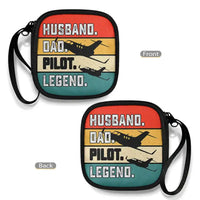Thumbnail for Husband & Dad & Pilot Headphone Bag - view 4