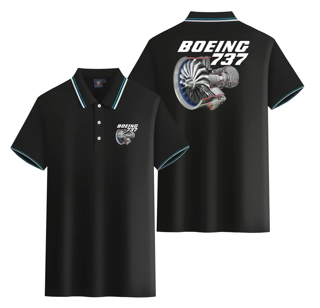 Customisable Boeing 737 Polo Shirt - view 4