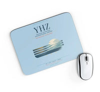 Thumbnail for Halifax Stanfield International Airport (YHZ) design on light blue rectangle mouse pad