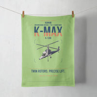 Thumbnail for Kaman K-1200 K-MAX design on light green towel