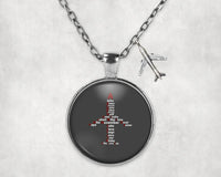 Thumbnail for Aviation Alphabet Necklace - view 4