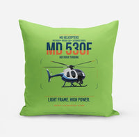 Thumbnail for MD Helicopters MD 530F design on light green pillow