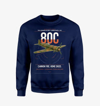 Thumbnail for IAR 80C design on navy blue sweatshirt