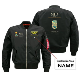 Merida International Airport (MID) Bomber Jacket