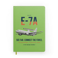 Thumbnail for E-7A Wedgetail design on light green notebook