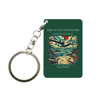 Thumbnail for VINTAGE G4064 - The Ocean Surveyors - Designed Key Chain design on darkgreen