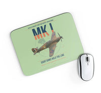 Thumbnail for Hawker Hurricane Mk I design on light green rectangle mouse pad