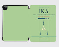 Thumbnail for Tehran Imam Khomeini International Airport (IKA) design on light green ipad tablet case