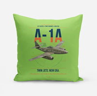 Thumbnail for Messerschmitt Me 262A-1a design on light green pillow