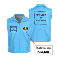 Thumbnail for Customisable Name with DOUBLE LOGO Vest - view 4