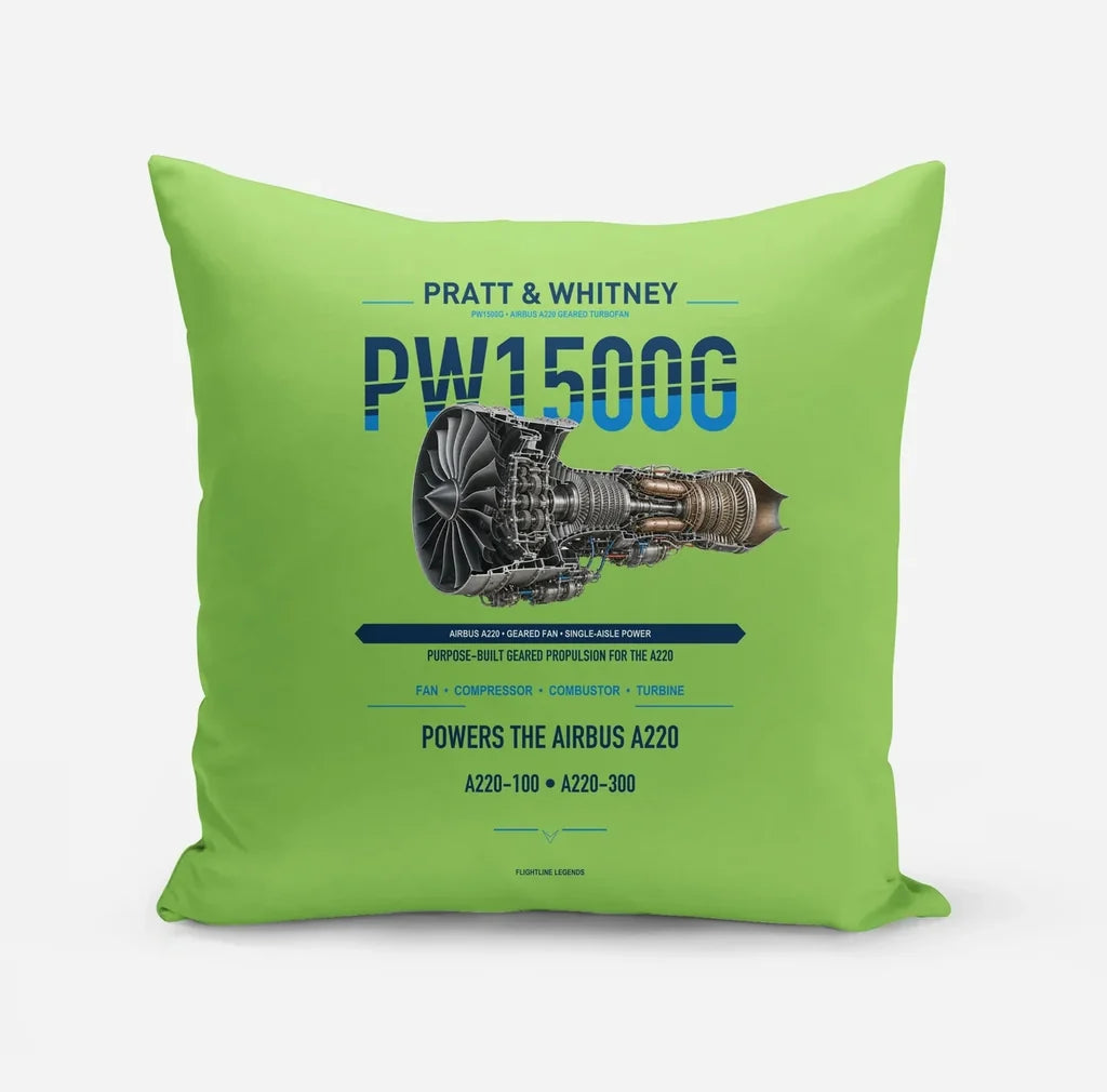 PW1500G design on light green pillow