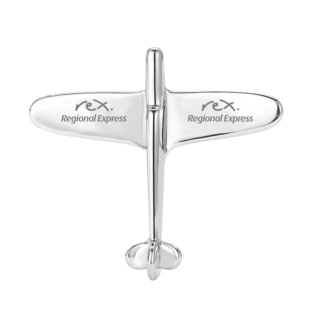 Airplane Shape Brooch - view 4