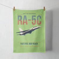Thumbnail for RA-5C Vigilante design on light green towel