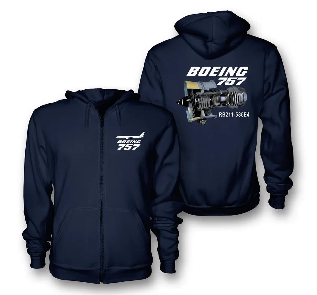Customisable Boeing 757 Hoodie - view 4
