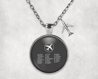 Thumbnail for Aviation Alphabet Necklace - view 4