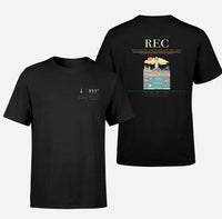 Thumbnail for Recife Guararapes (REC) design printed on black double-side t-shirt