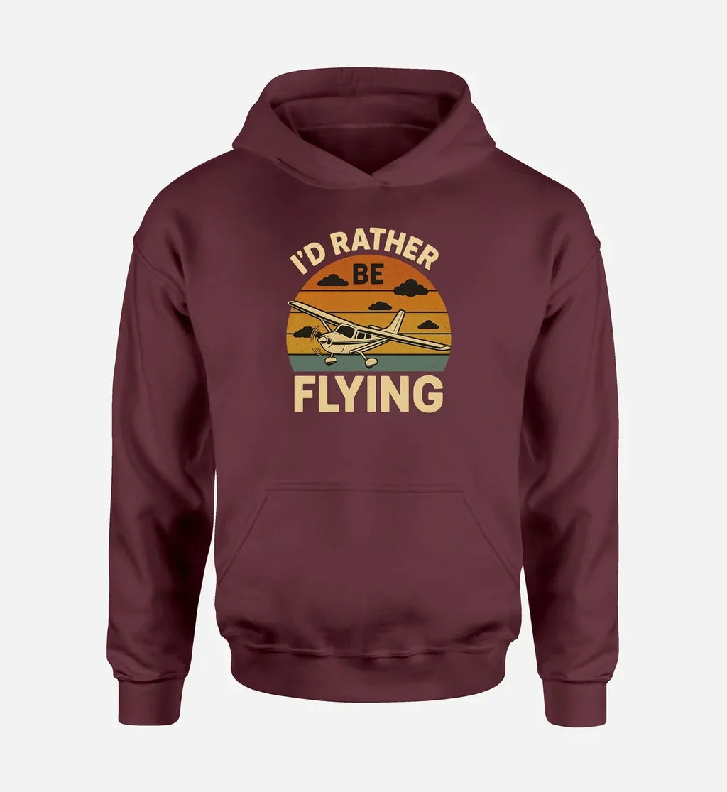 I'd Rather Be Flying Hoodie - view 4