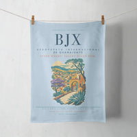 Thumbnail for Aeropuerto Internacional de Guanajuato (BJX) design on light blue towel