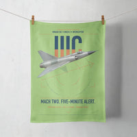 Thumbnail for Dassault Mirage IIIC design on light green towel