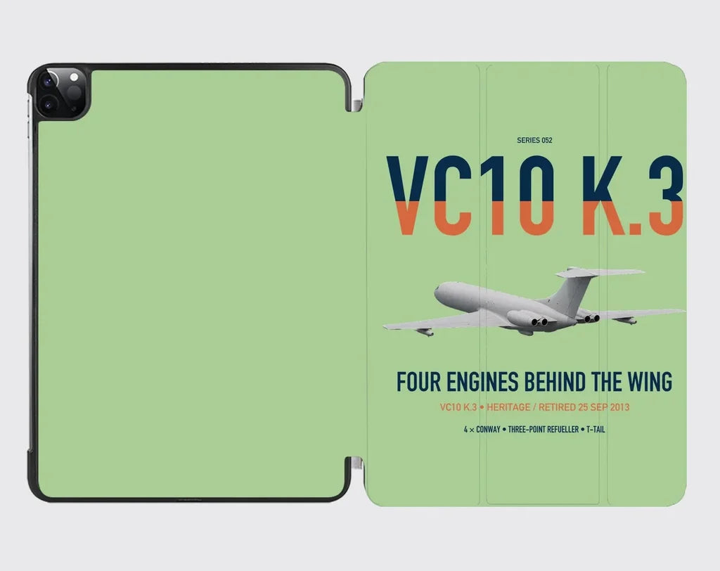 Vickers VC10 K.3 design on light green ipad tablet case