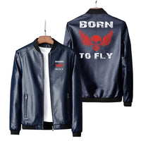 Thumbnail for Born to Fly Leather Jacket - view 4