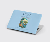 Thumbnail for Owen Roberts International Airport (GCM) design on light blue MacBook case