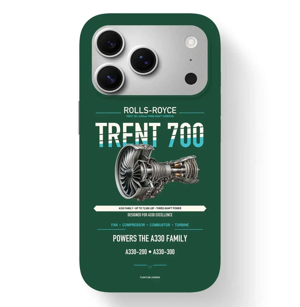 TRENT 700 Case design on dark green iphone case