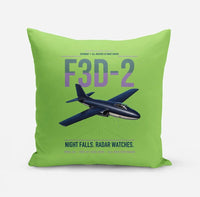 Thumbnail for F3D-2 Skyknight design on light green pillow