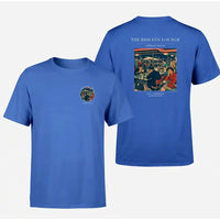 Thumbnail for VINTAGE G4082 - The Red-Eye Lounge - Double-Side T-Shirt design on blue double side t shirt