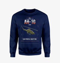 Thumbnail for Bell AH-1G Cobra design on navy blue sweatshirt