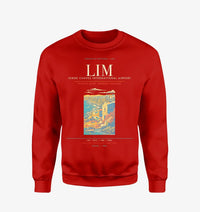 Thumbnail for Lima Jorge Chavez International Airport LIM Sweatshirt - Red