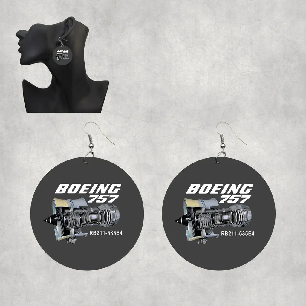 Boeing 757 Earrings - view 4