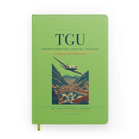 Thumbnail for Toncontín International Airport (TGU) design on light green notebook