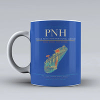 Thumbnail for Penh International Airport PNH Mug design on blue phnom