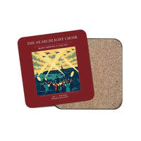 Thumbnail for The Searchlight Choir - Designed Coasters design on dark red 1-piece