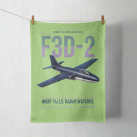 Thumbnail for F3D-2 Skyknight design on light green towel