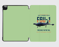 Thumbnail for F6U-1 Pirate Fire Built in the Tail design on light green ipad tablet case