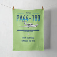Thumbnail for Piper PA-44-180 Seminole design on light green towel